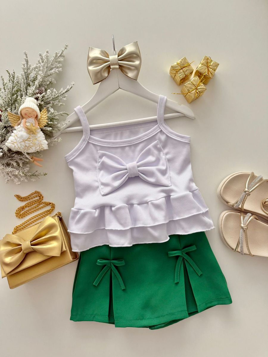 Short Saia Amora Verde