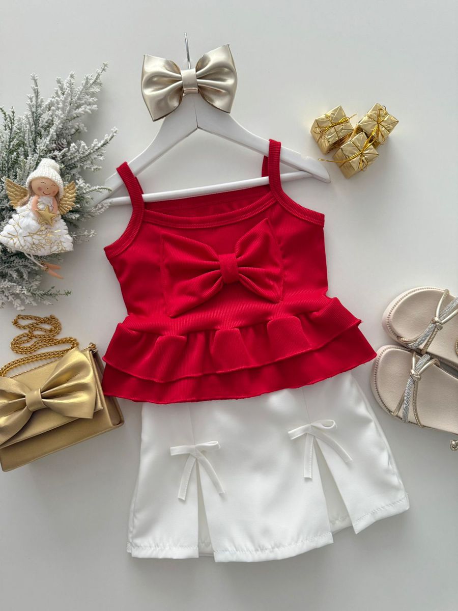 Short Saia Amora Branco