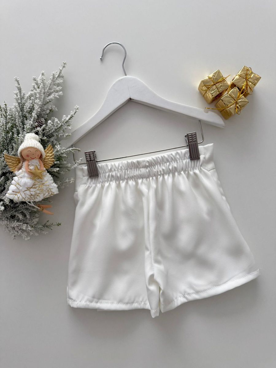 Short Saia Amora Branco
