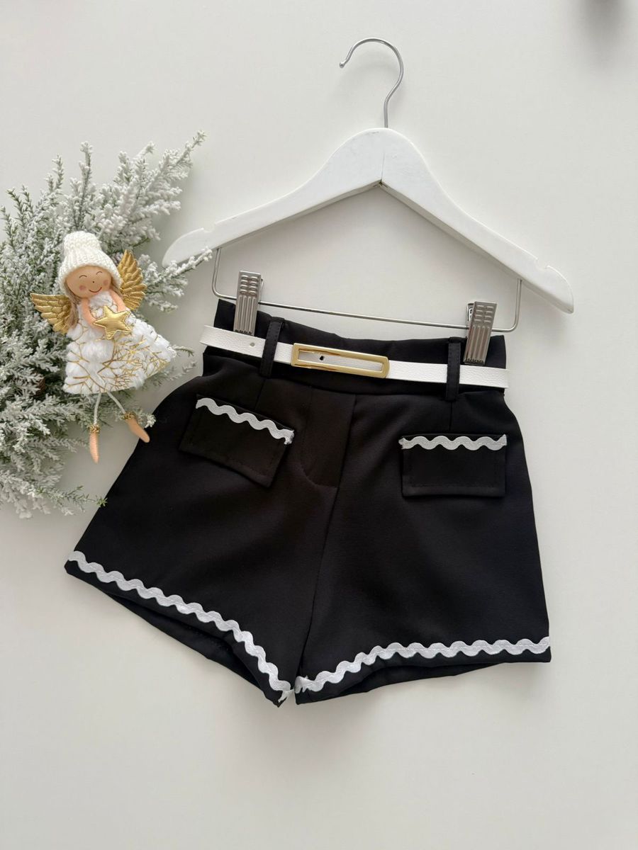 Short Monique Preto - Dondokinha Kids