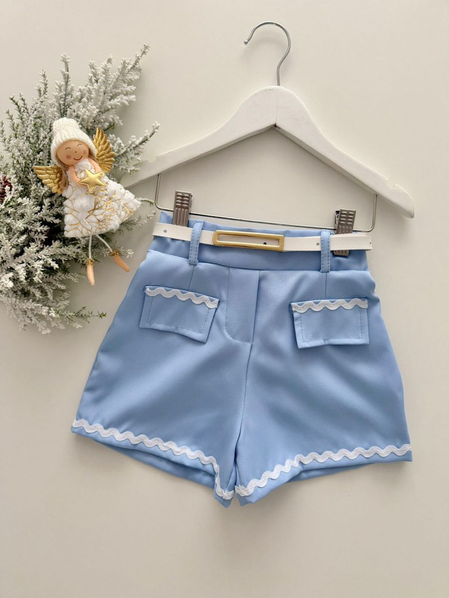 Short Monique Azul - Dondokinha Kids