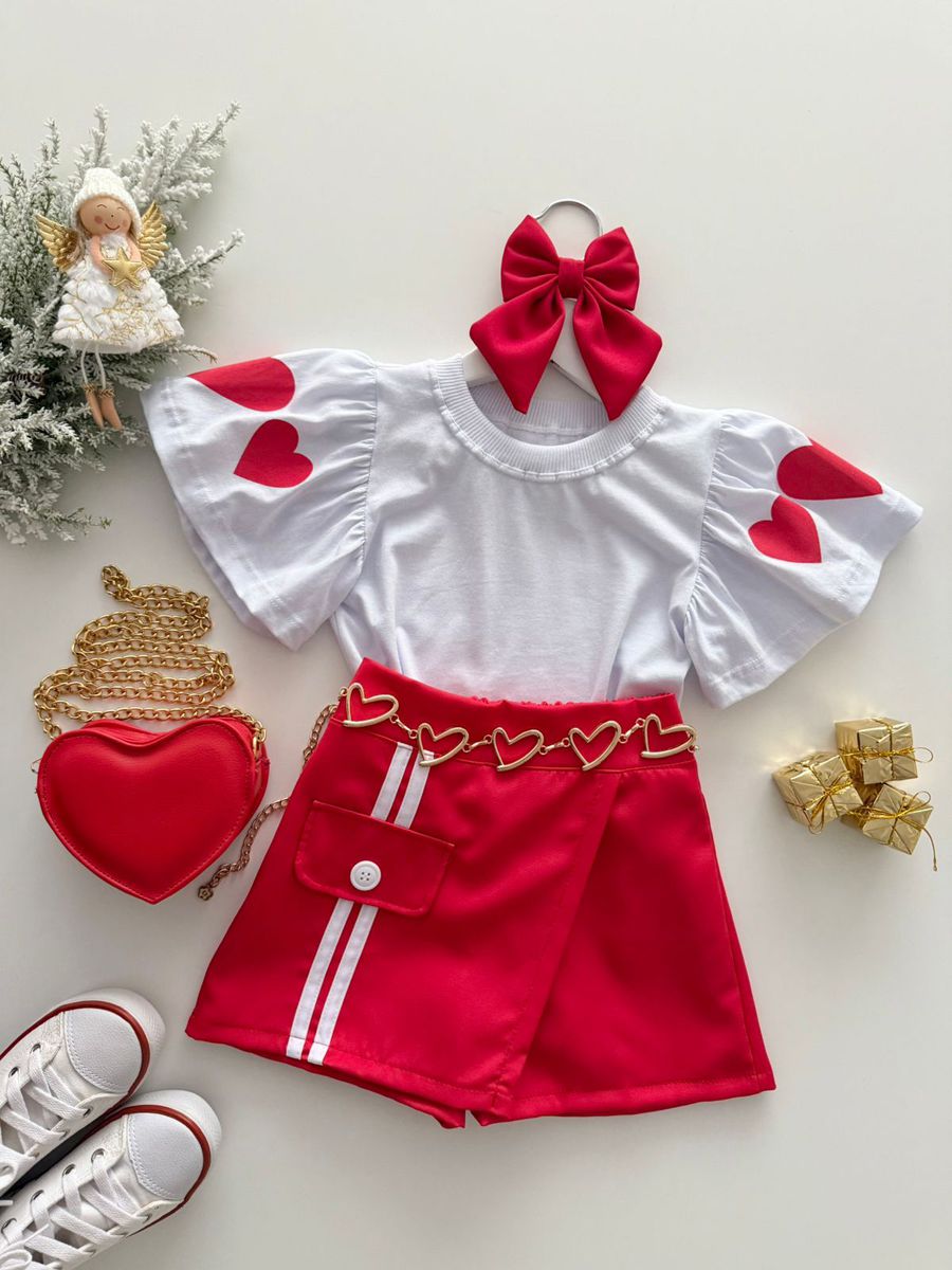 Short Raiane Vermelho