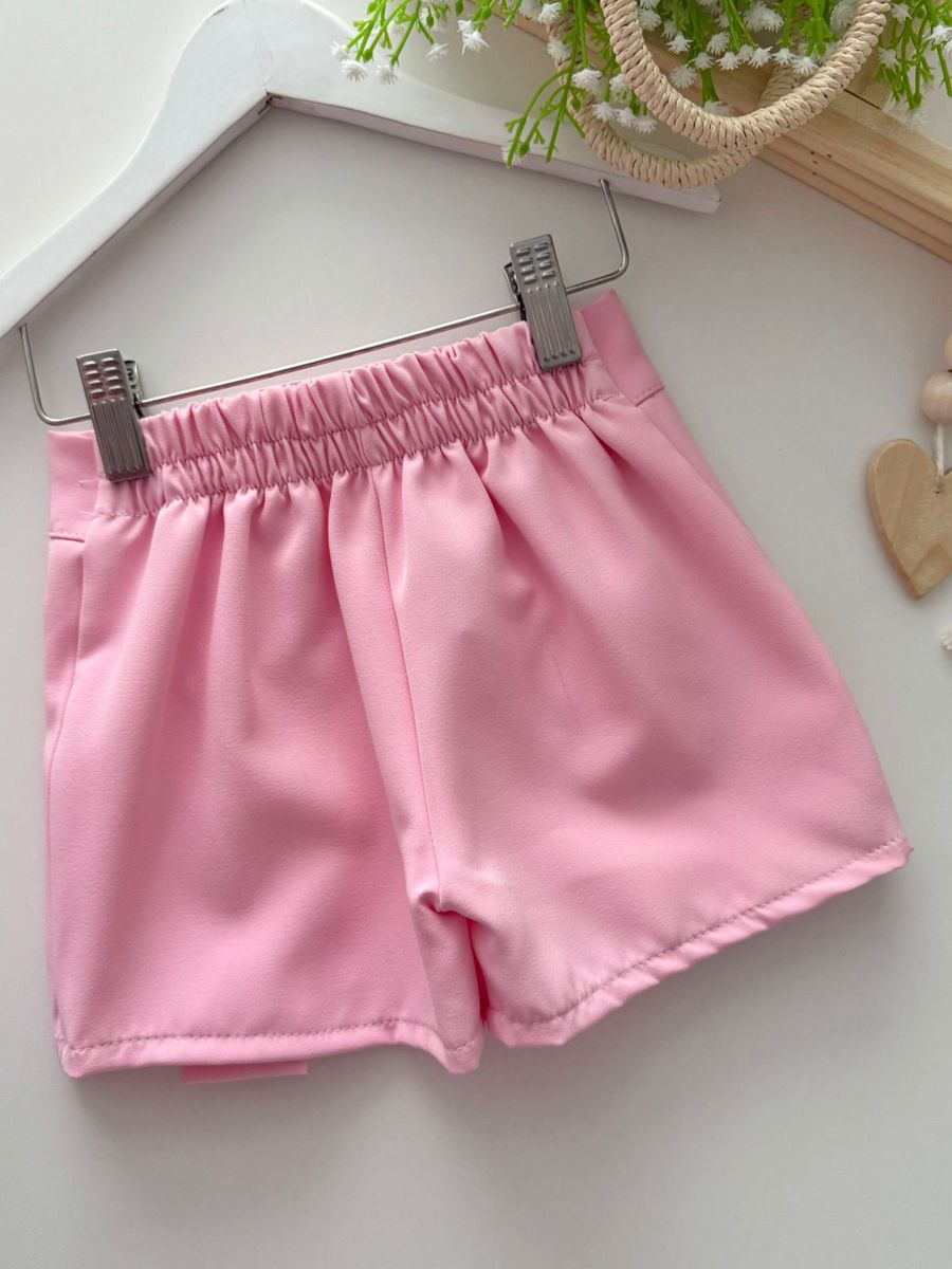 Short Saia Amora Rosa