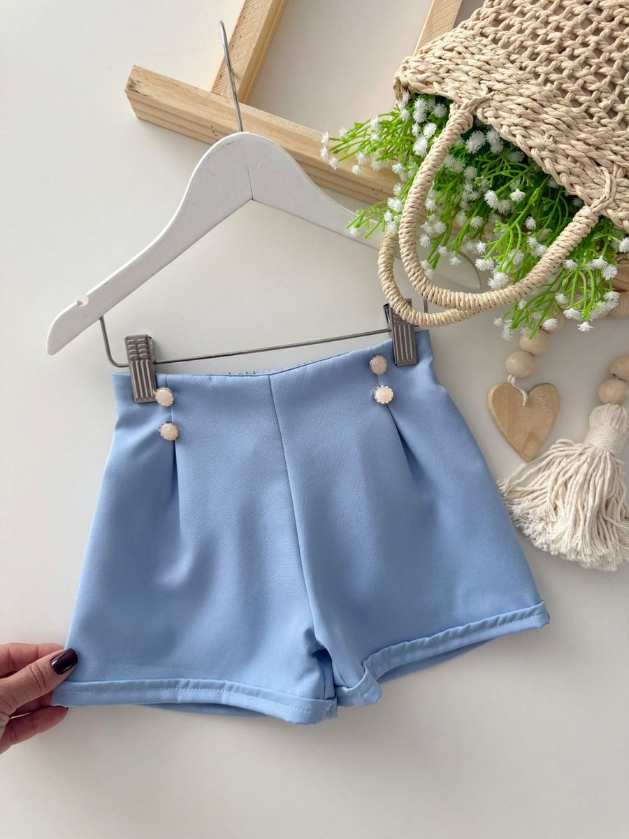 Short Maisa Azul - Dondokinha Kids