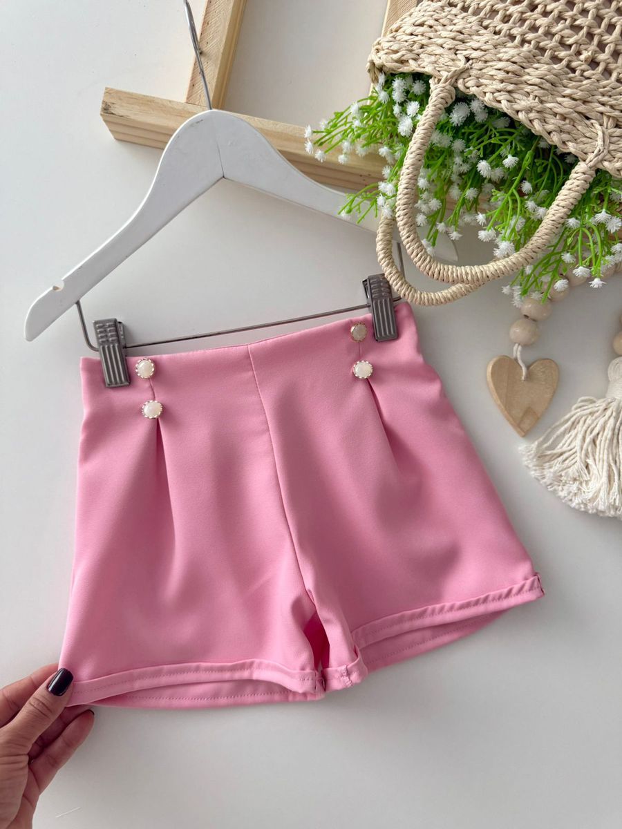 Short Maisa Rosa - Dondokinha Kids