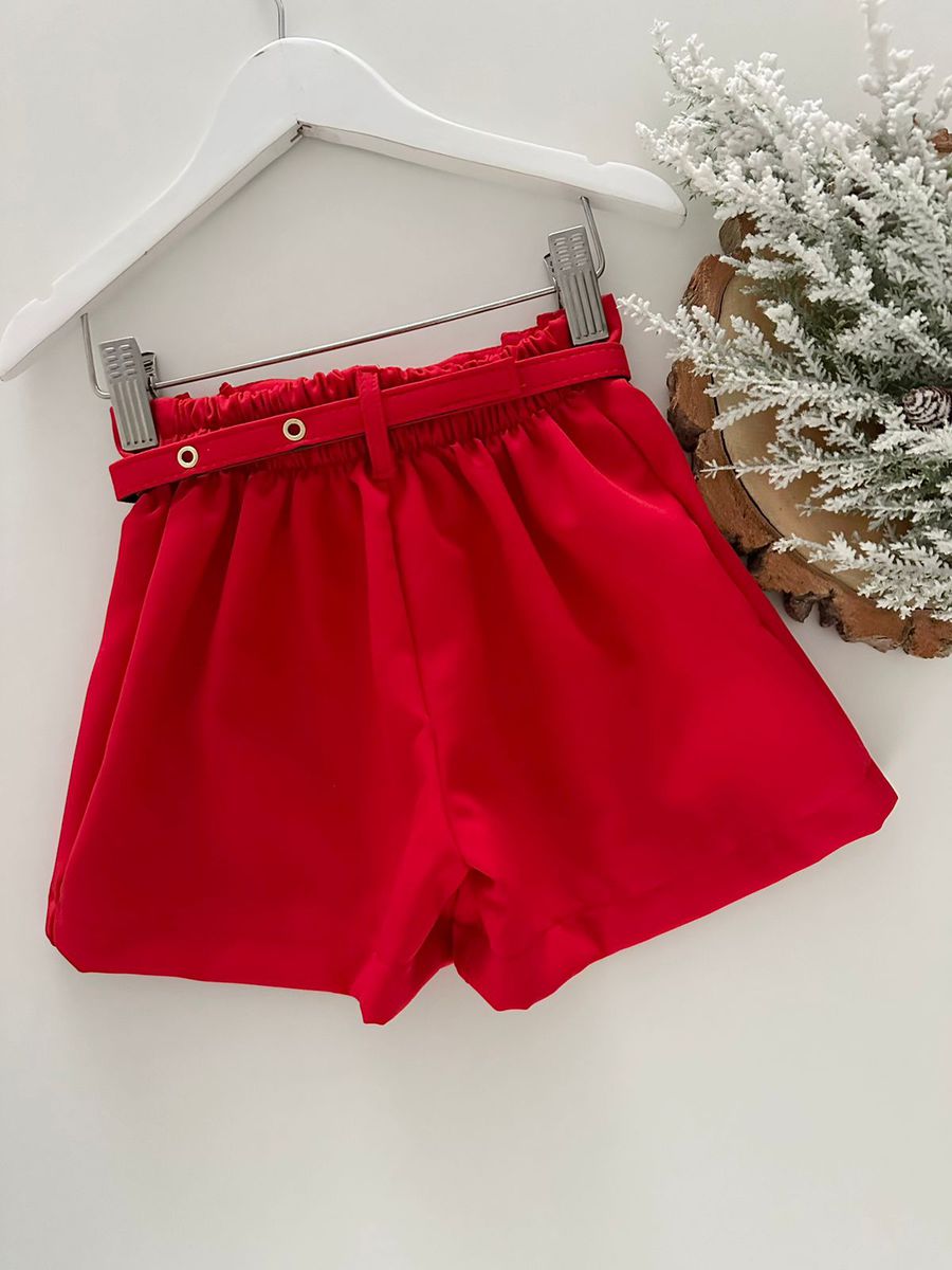 Short Natasha Vermelho