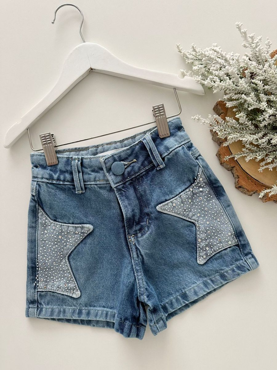 Short Jeans Estrela - Dondokinha Kids