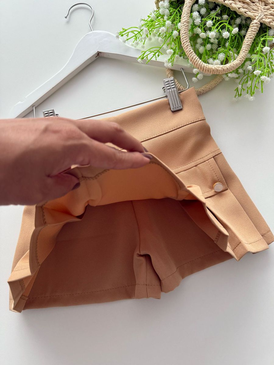 Short Saia Madu Capuccino