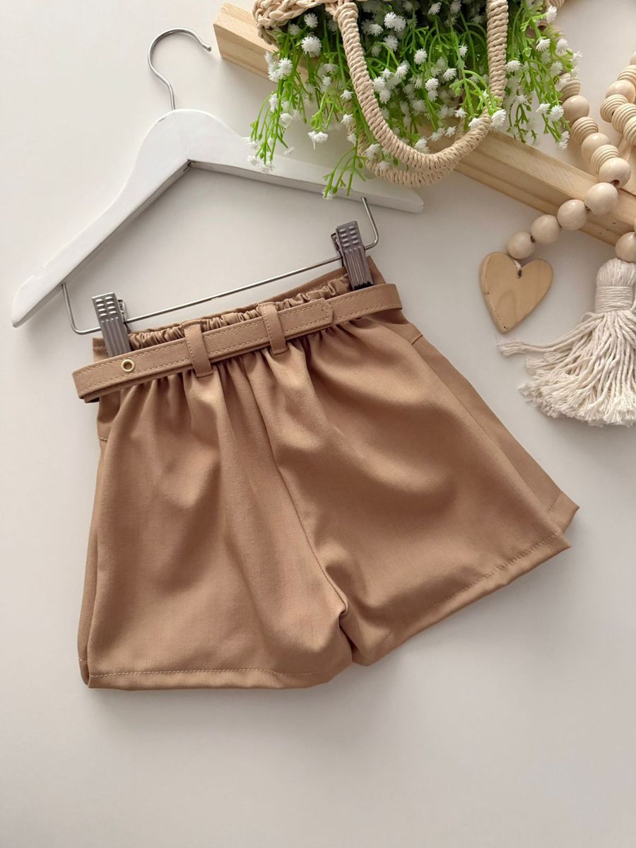 Short Saia Giovana Capuccino