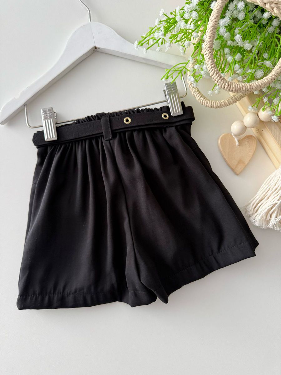 Short Saia Giovana Preto