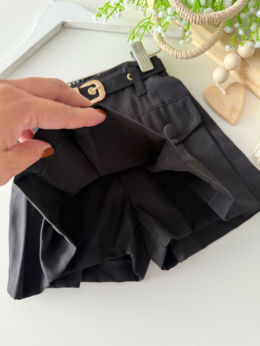 Short Saia Giovana Preto