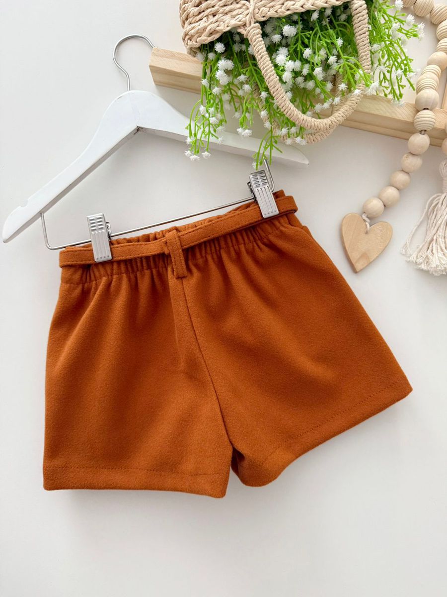 Short Saia Lorena Caramelo 