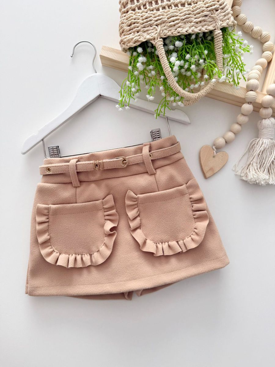 Short Saia Lorena Nude - Dondokinha Kids