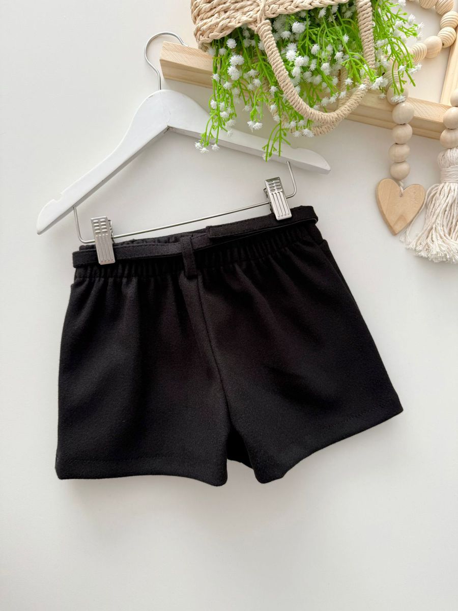Short Saia Lorena Preto 