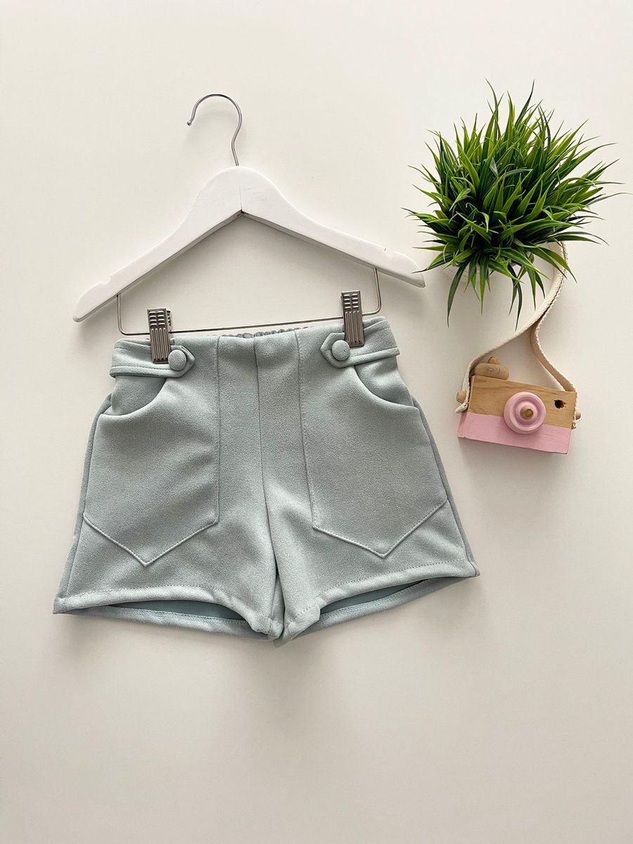 Short Zoe Azul - Dondokinha Kids