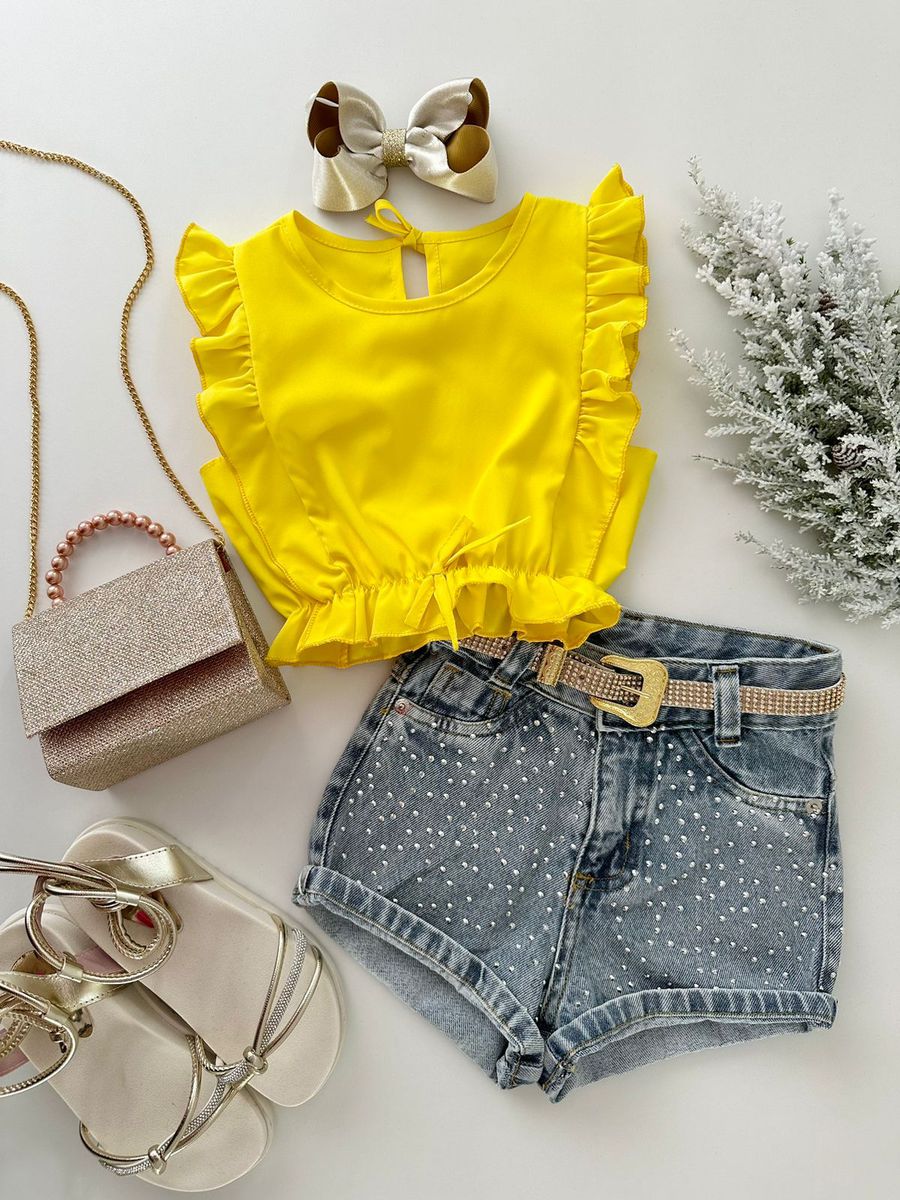 Blusa Sandy Amarela 