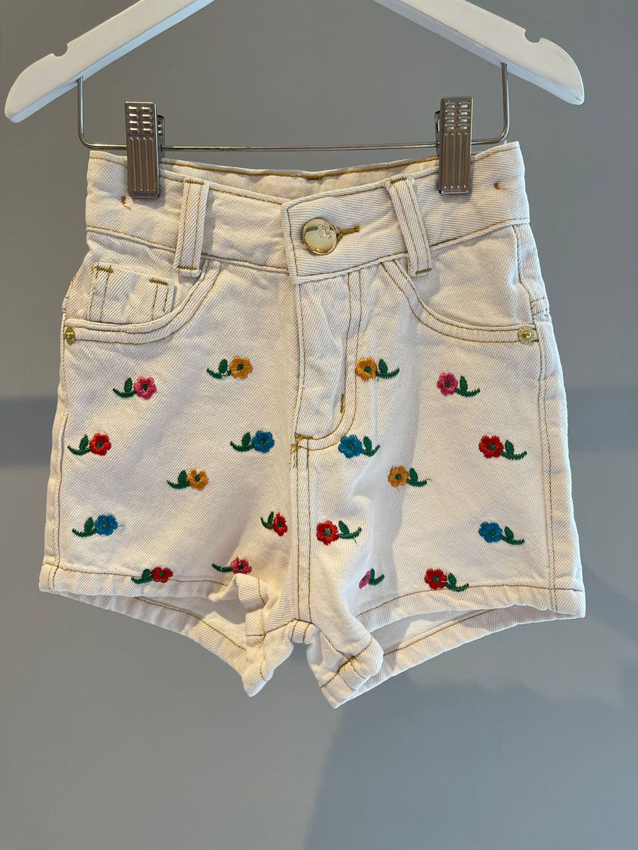 Short Jeans Florzinha - Dondokinha Kids