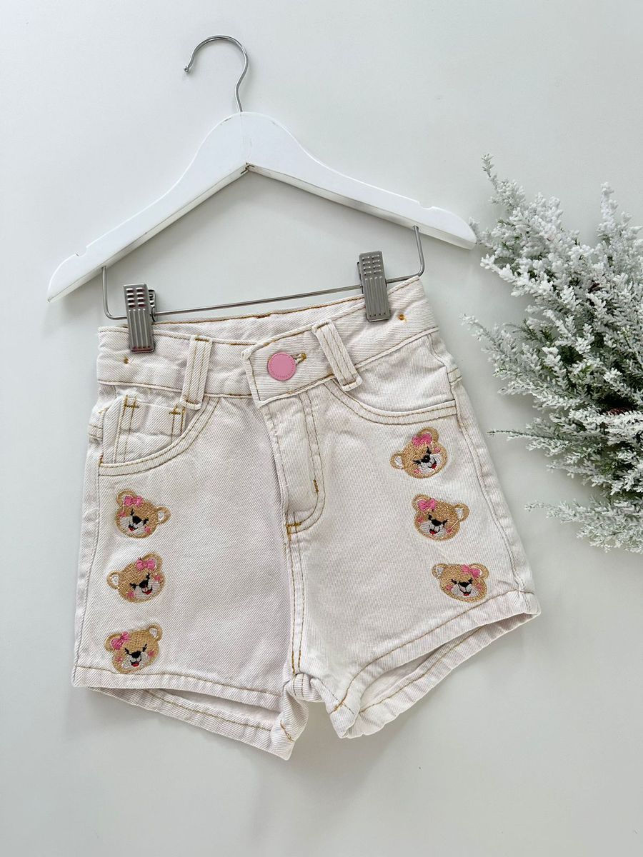 Short Jeans Ursinho - Dondokinha Kids