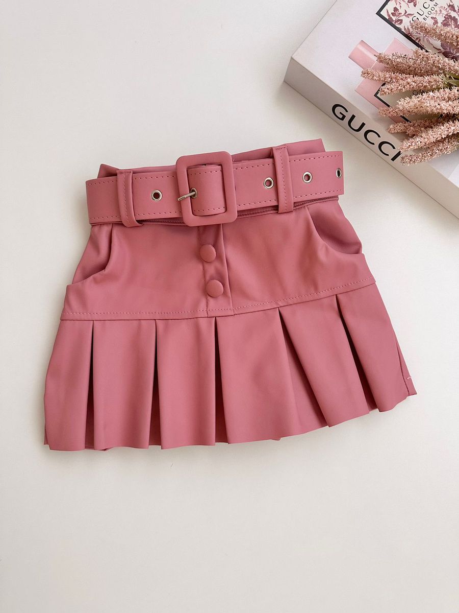 Short Saia Rosa - Dondokinha Kids