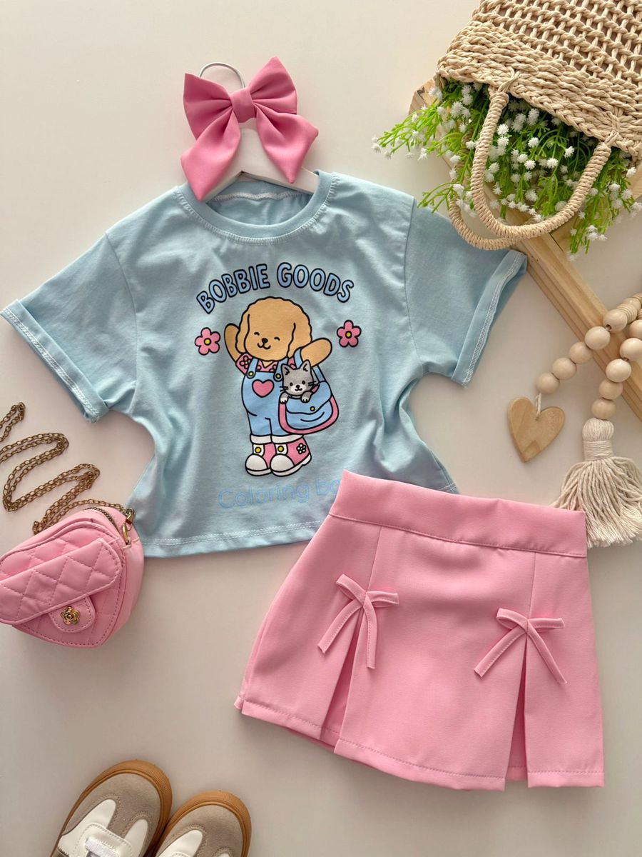 Tshirt Cropped Bobbie Goods Azul