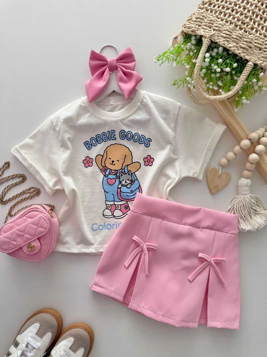 Tshirt Cropped Bobbie Goods Off - Whit