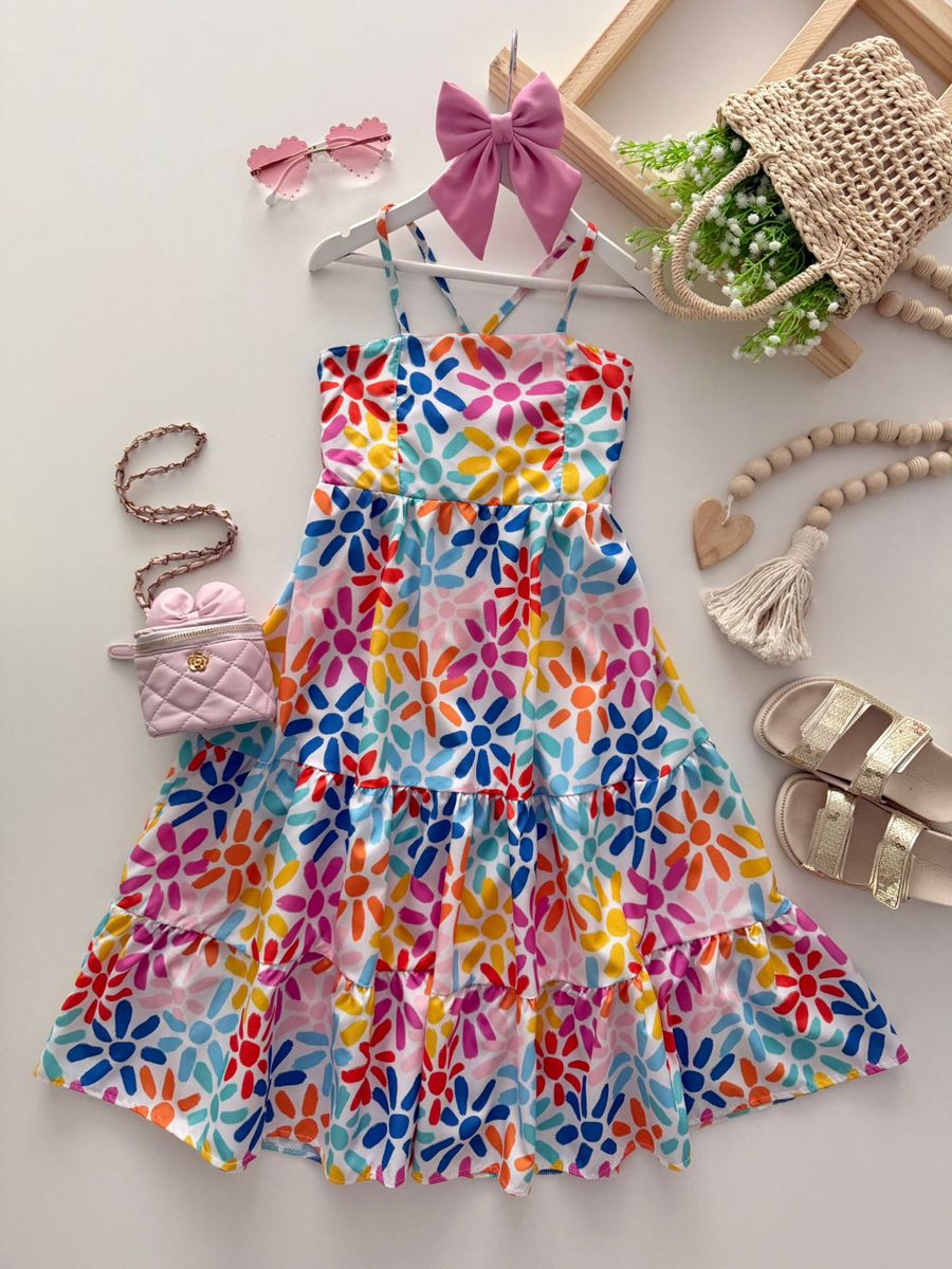 Vestido Júlia Primavera - Dondokinha Kids
