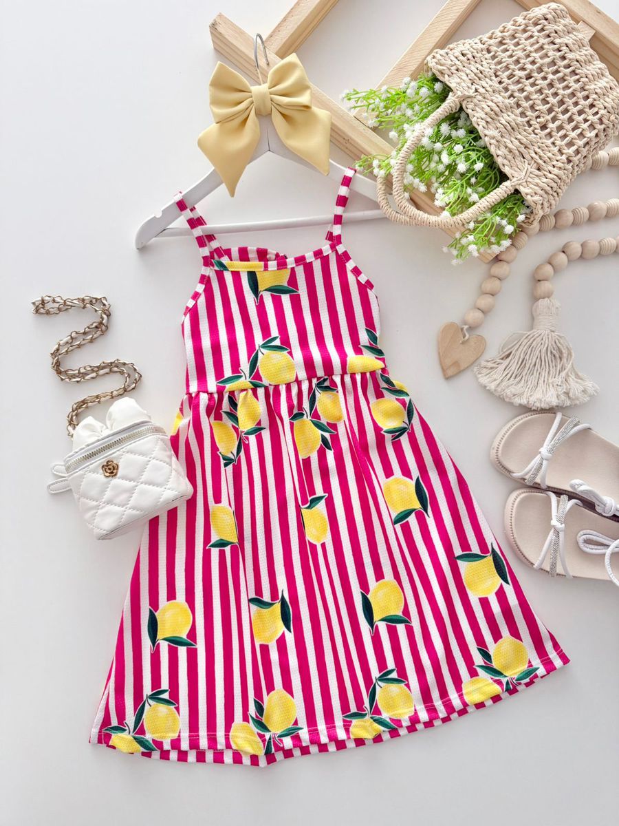 Vestido Nicole Pink - Dondokinha Kids