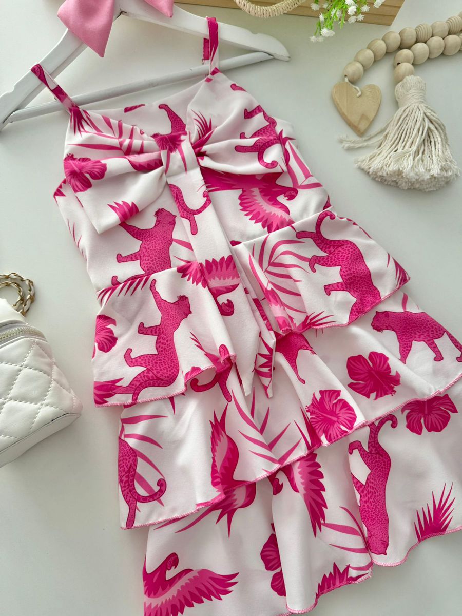 Vestido Estampado Pink