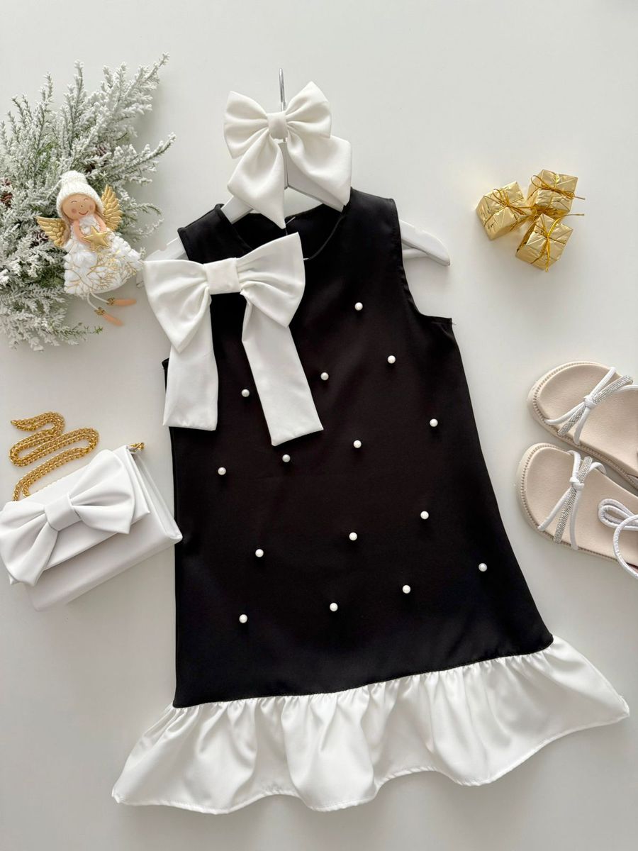 Vestido Alice Preto - Dondokinha Kids