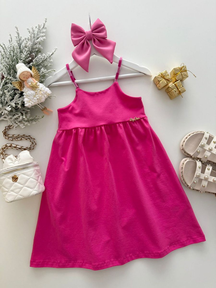 Vestido Laila Rosa - Dondokinha Kids