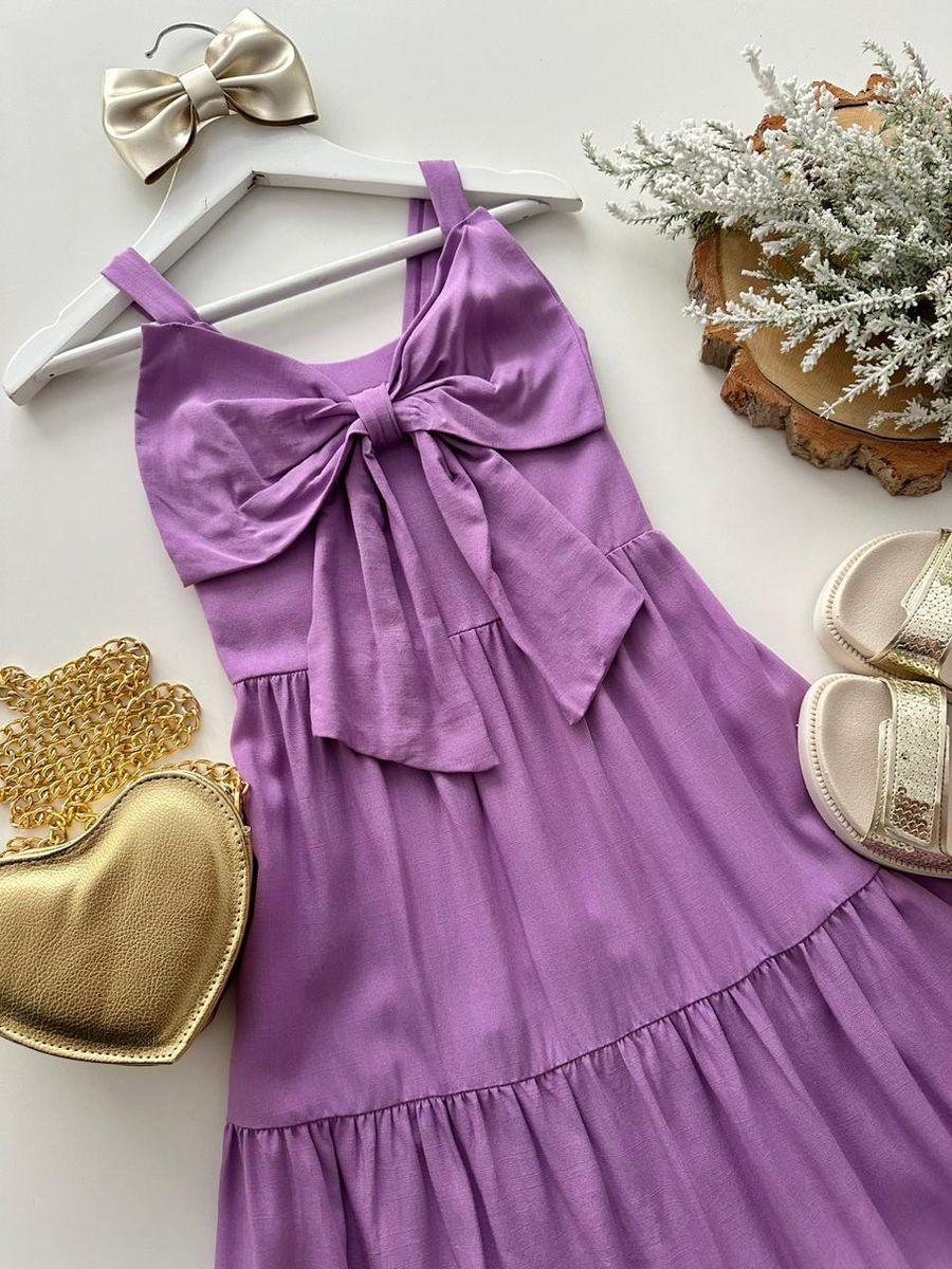 Vestido Agathá Lilás 