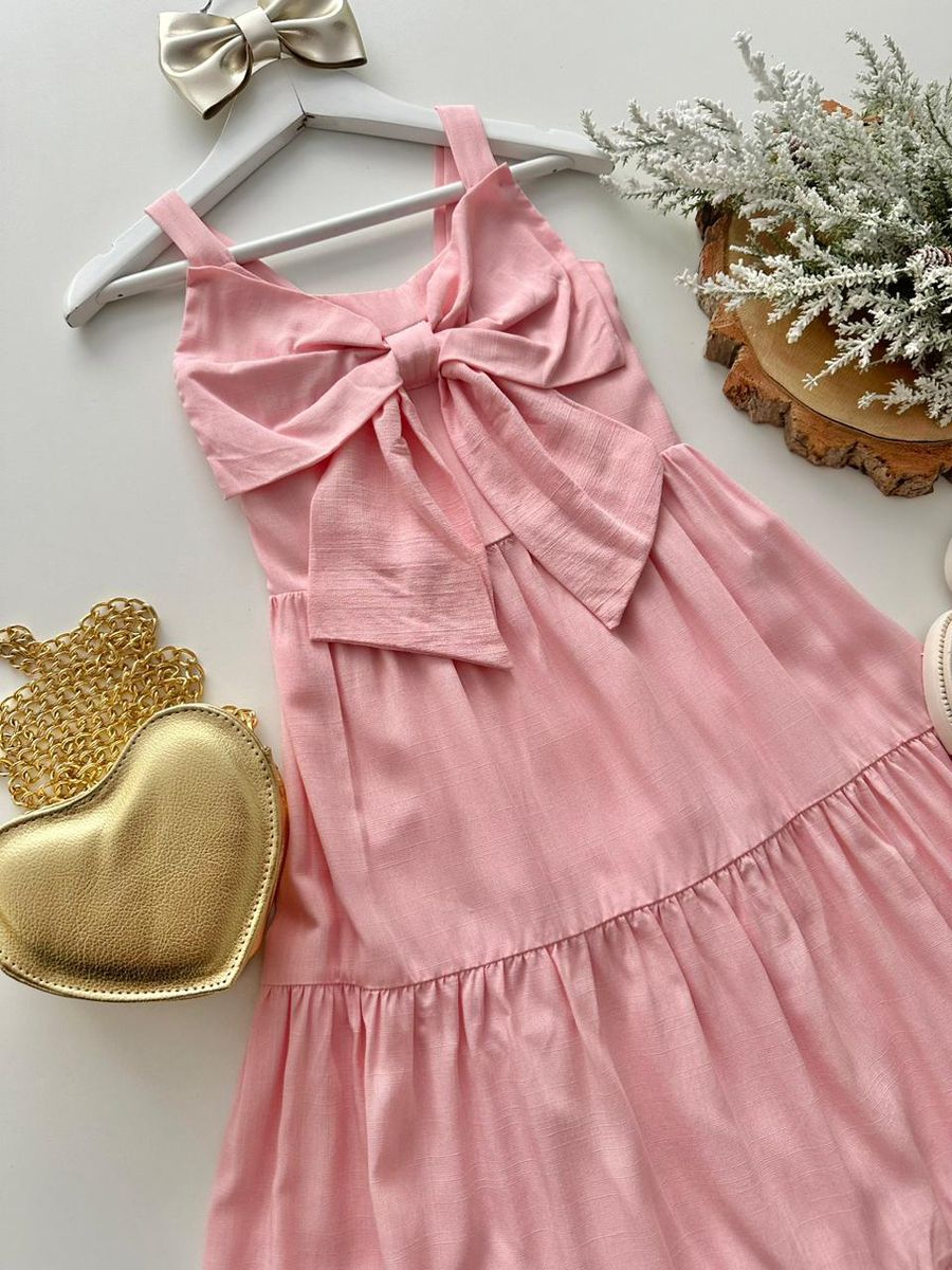 Vestido Agathá Rosa 