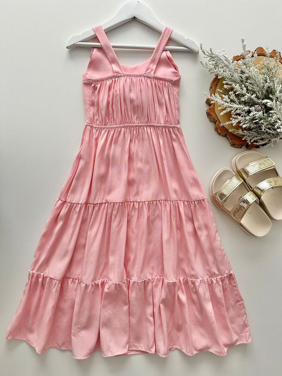 Vestido Agathá Rosa 