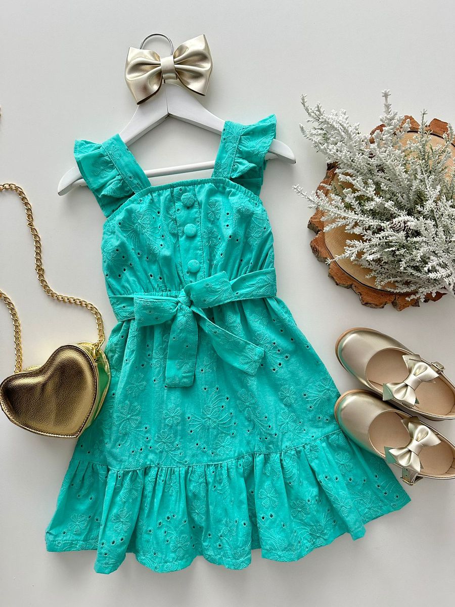 Vestido Clarice Tiffany - Dondokinha Kids