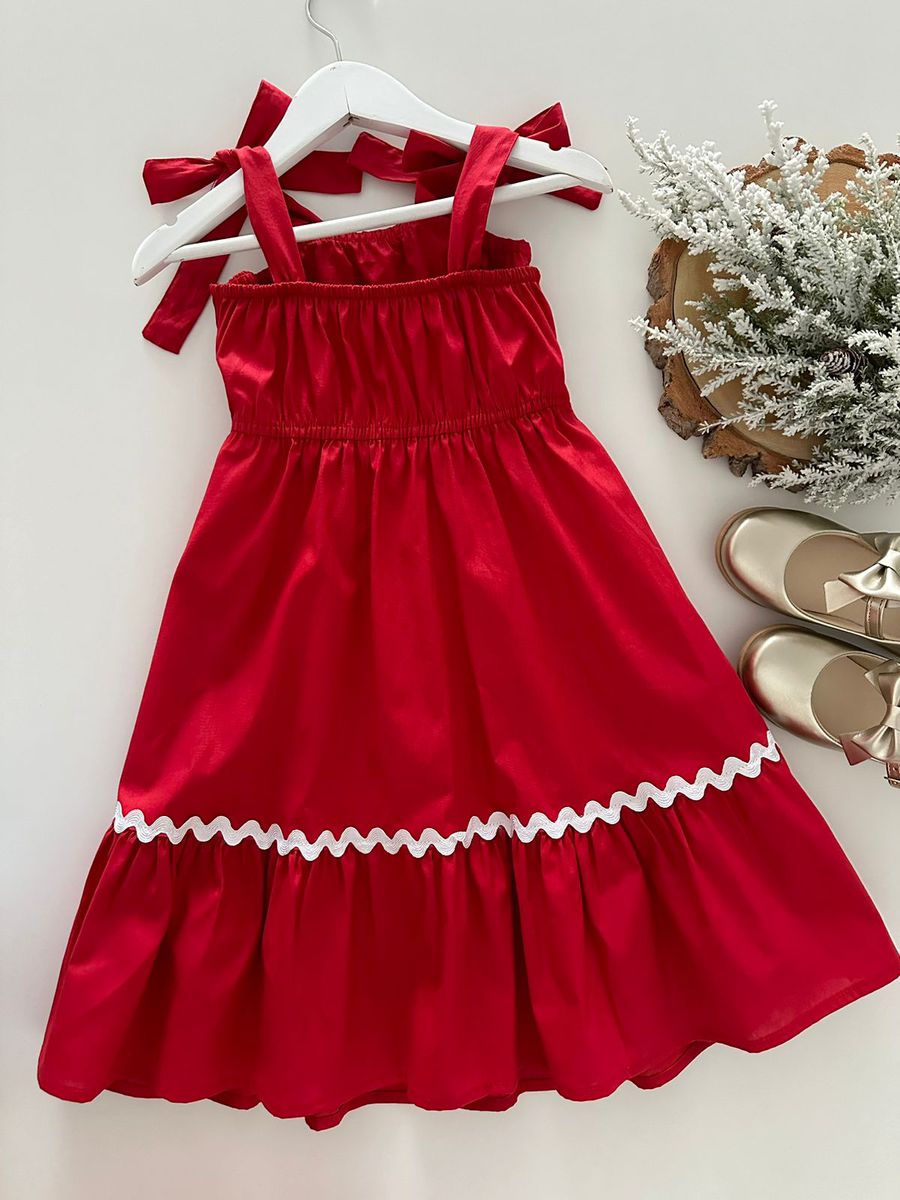 Vestido Midi Louise Vermelho