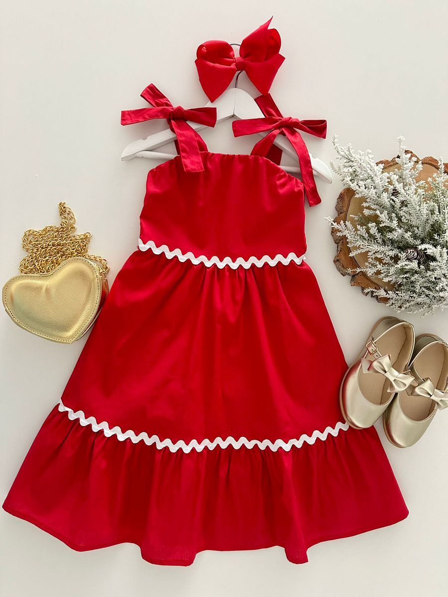 Vestido Midi Louise Vermelho