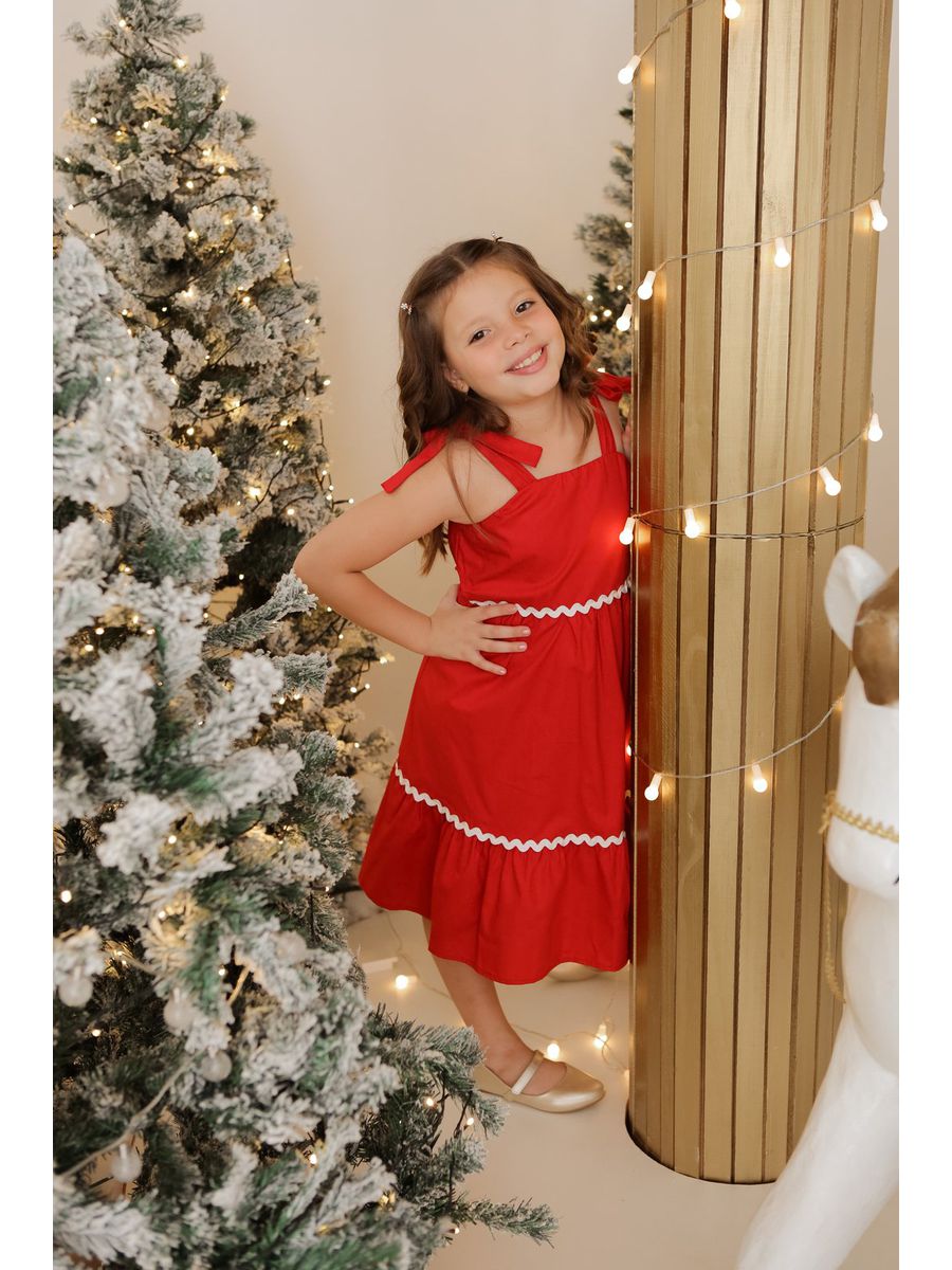 Vestido Midi Louise Vermelho