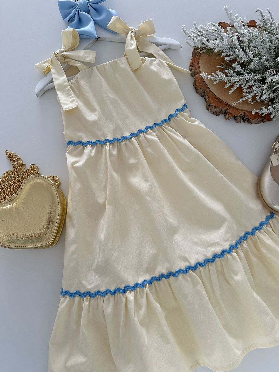 Vestido Midi Louise Amarelo 