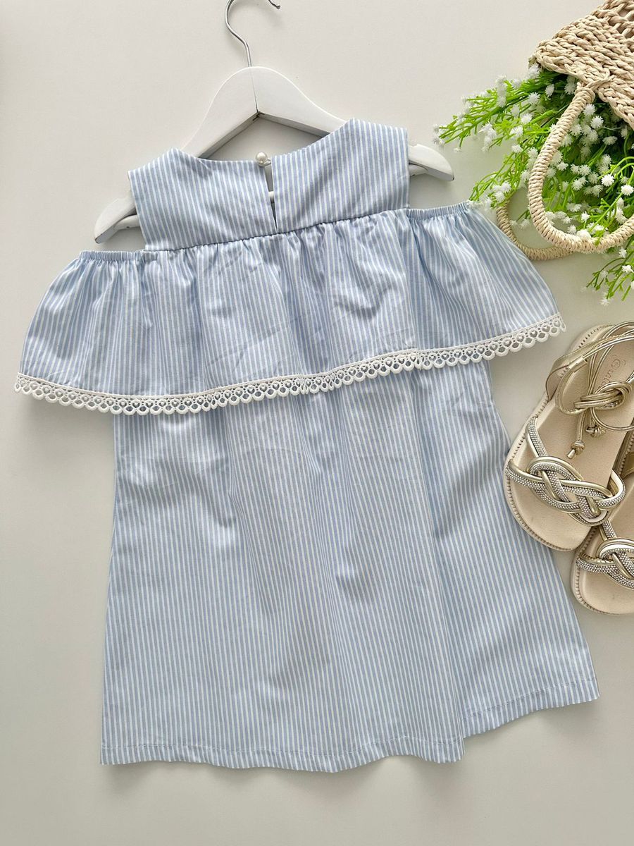 Vestido Mel Azul Bebe 