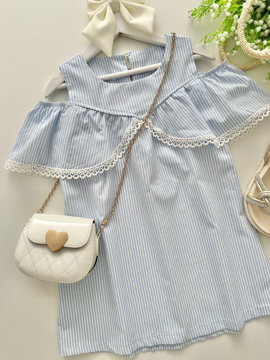 Vestido Mel Azul Bebe 