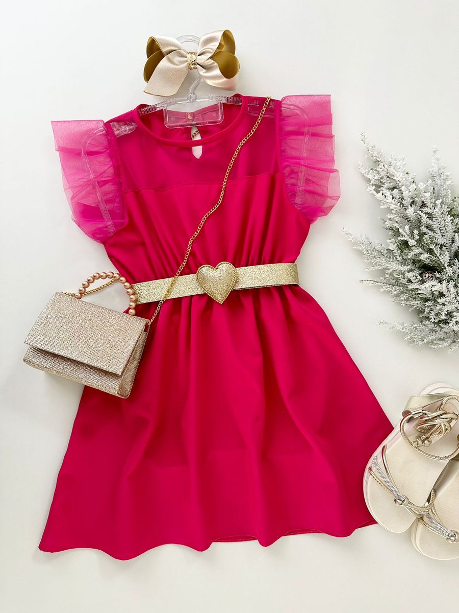 Vestido Jasmine Pink - Dondokinha Kids