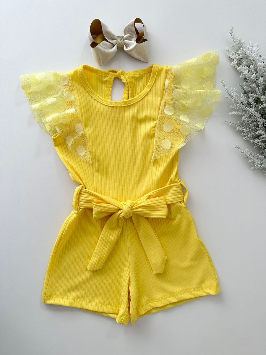 Macaquinho Jú Amarelo