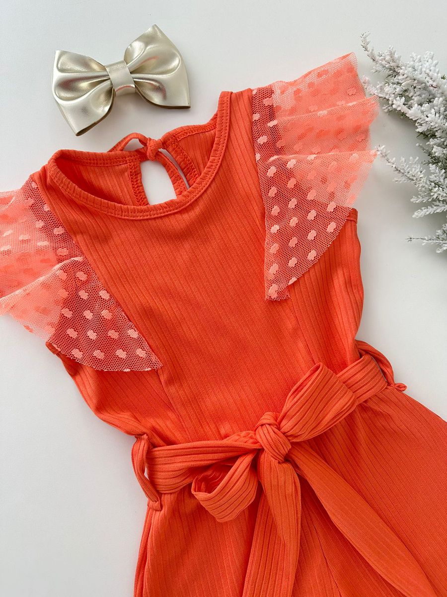 Macaquinho Jú Laranja 