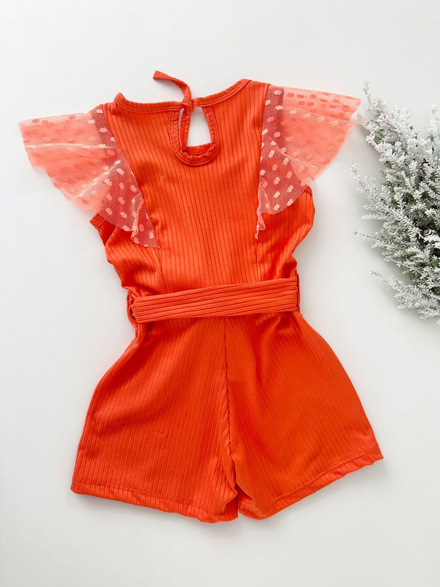 Macaquinho Jú Laranja 