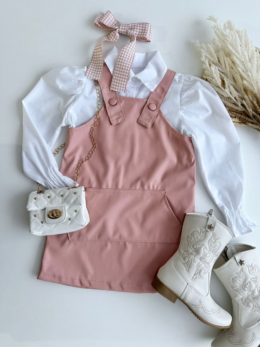 Salopete Steffany Rose - Dondokinha Kids
