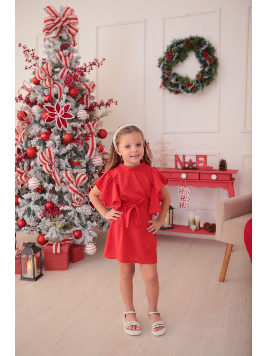 Vestido Vermelho - Dondokinha Kids