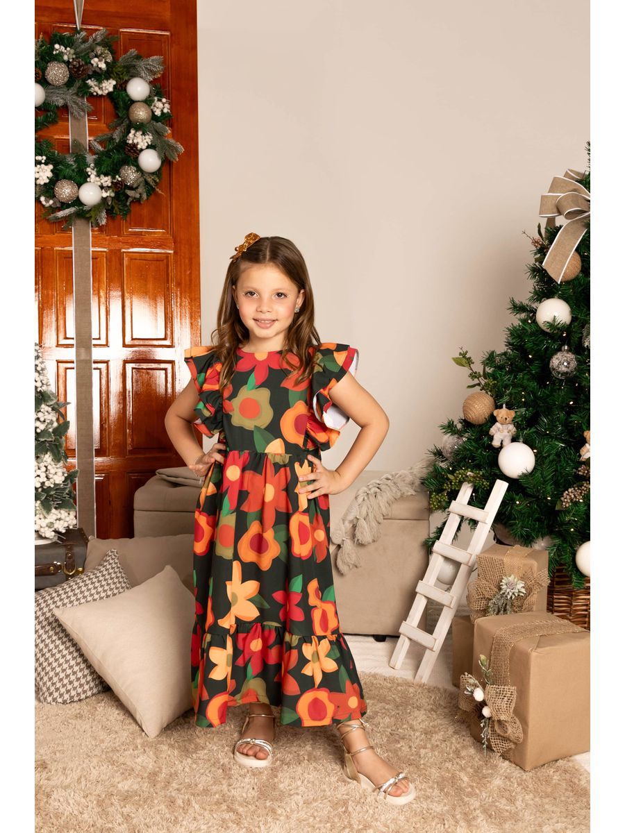 Vestido Clarice Verde - Dondokinha Kids