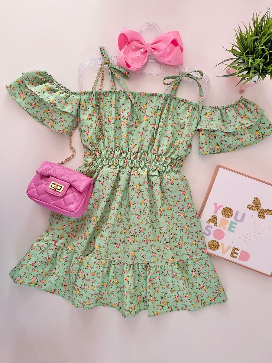 Vestido Verde - Dondokinha Kids