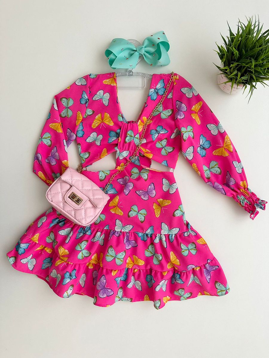 Vestido Isadora Pink - Dondokinha Kids