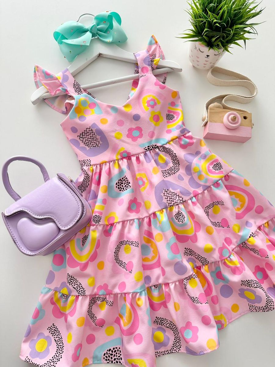 Vestido Marilia Rosa 